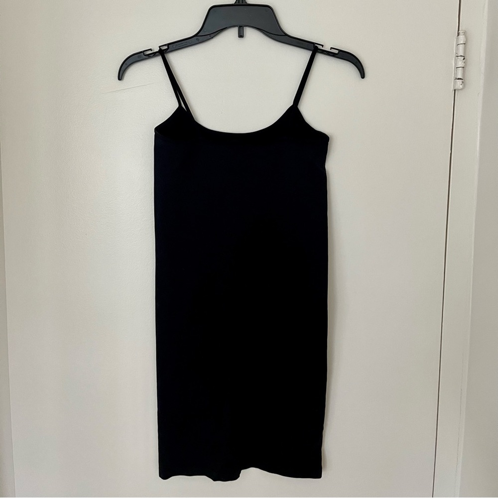 Sugarlips Black Slip Tank Dress